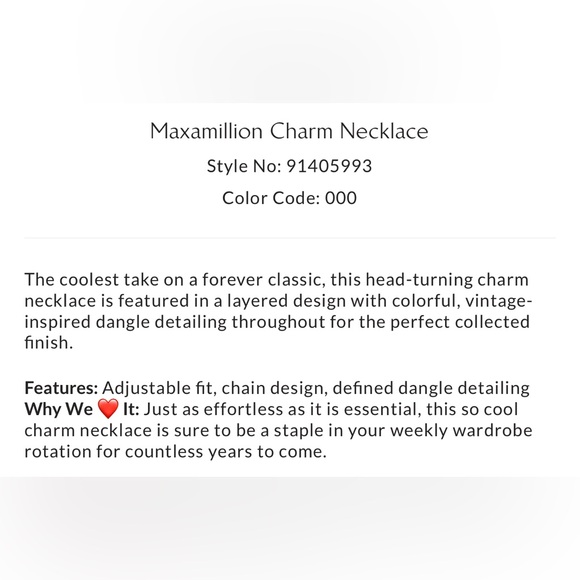 Free People Maxamillion Charm Necklace - Coquette Candy - Picture 8 of 8